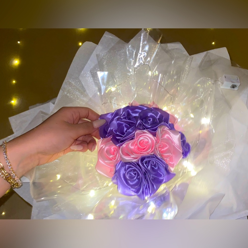 Size regular Custom,Fairy theme Forever roses foryour friends,family,or partner!